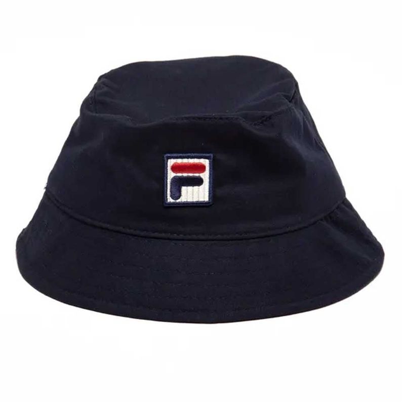 FILA - Gorro Bucket Azul Classic Unisex Fila