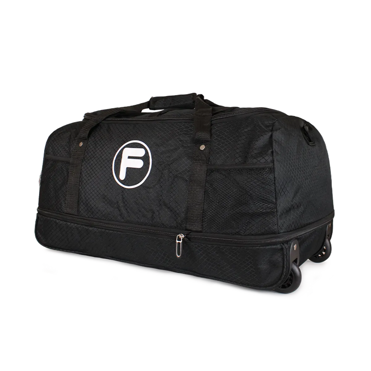 F LA MALETA DE CHILE - Bolso L Kong negro enrollable con ruedas 80 ltrs F la Maleta de Chile