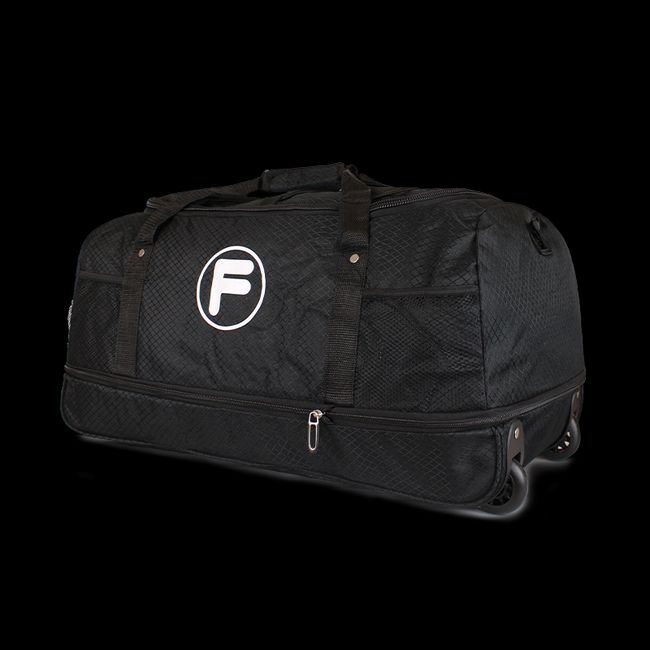 F LA MALETA DE CHILE - Bolso L Kong negro enrollable con ruedas 80 ltrs F la Maleta de Chile