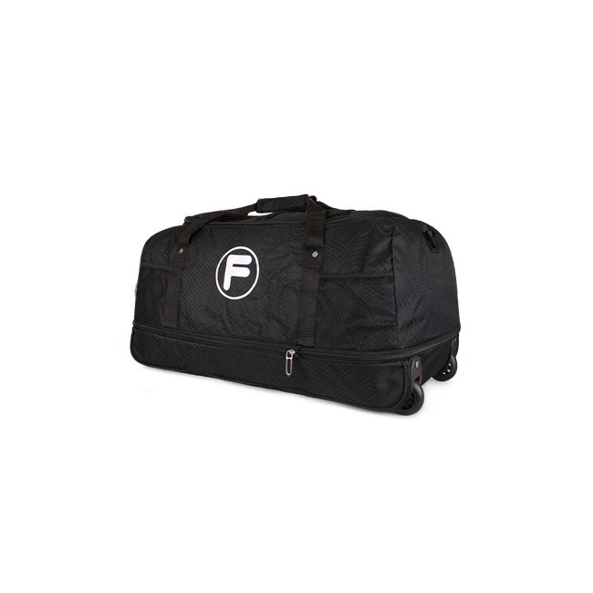 F LA MALETA DE CHILE - Bolso L Kong negro enrollable con ruedas 80 ltrs F la Maleta de Chile