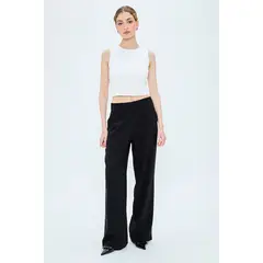 IO - Pantalon Liso Negro