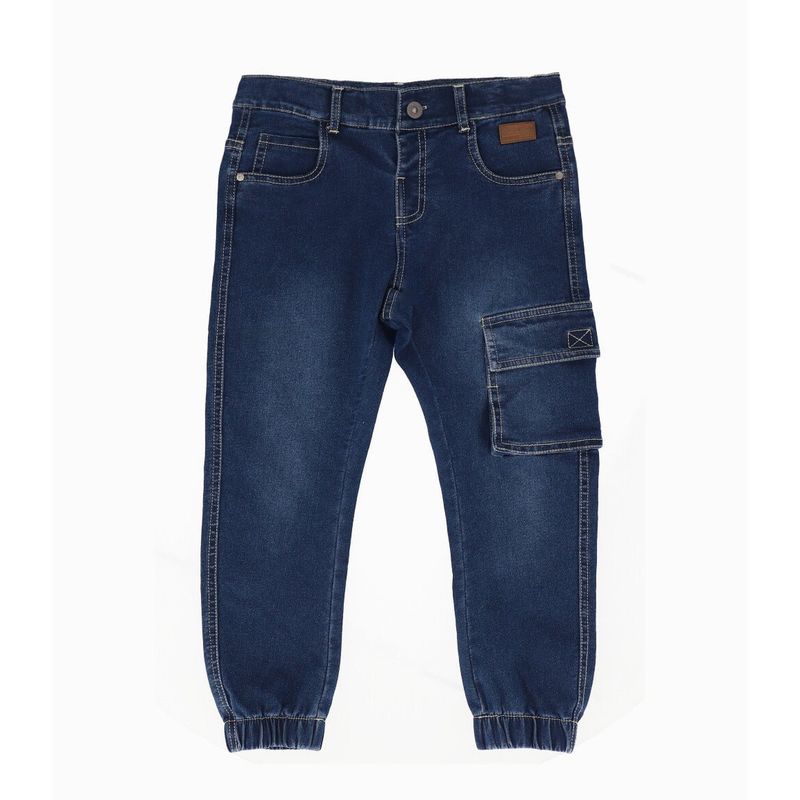BLACK AND BLUE - Jeans niño jogger Azul Marino Black and Blue