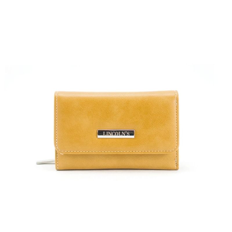 GENERICO - Billetera Mujer Glicina Mostaza Lincolns - Amarillo