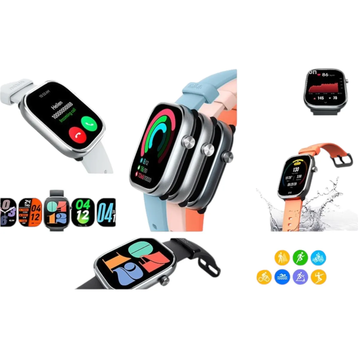 MIBRO - Smartwatch Mibro C4 Gris Plateado