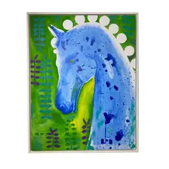 GENERICO - Cuadro decorativo caballo 90x70