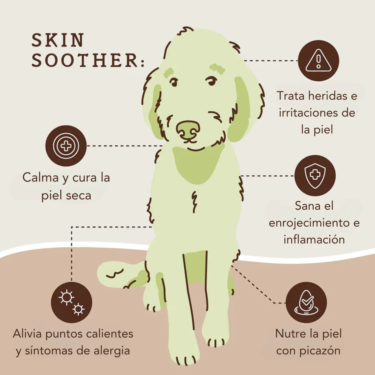 NATURAL DOG COMPANY - Bálsamo Curativo para Perros Skin Soother Lata 59ml