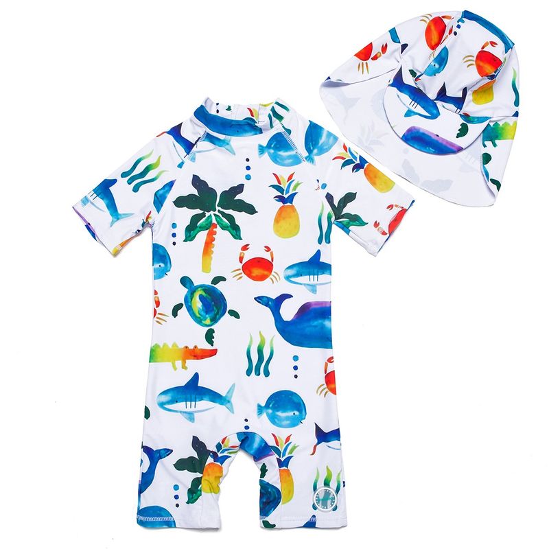 BONVERANO - Traje De Baño Bebé Niños Protección Solar UV