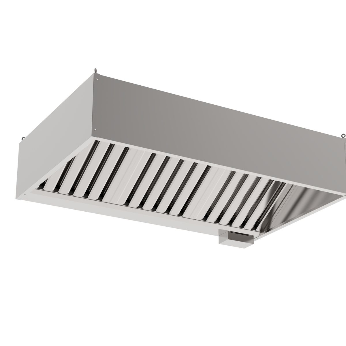 GENERICO - Campana Mural 100 x 93 x 32 cm Acero Inoxidable