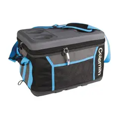COLEMAN - Soft Cooler Plegable 45 Latas - Negro