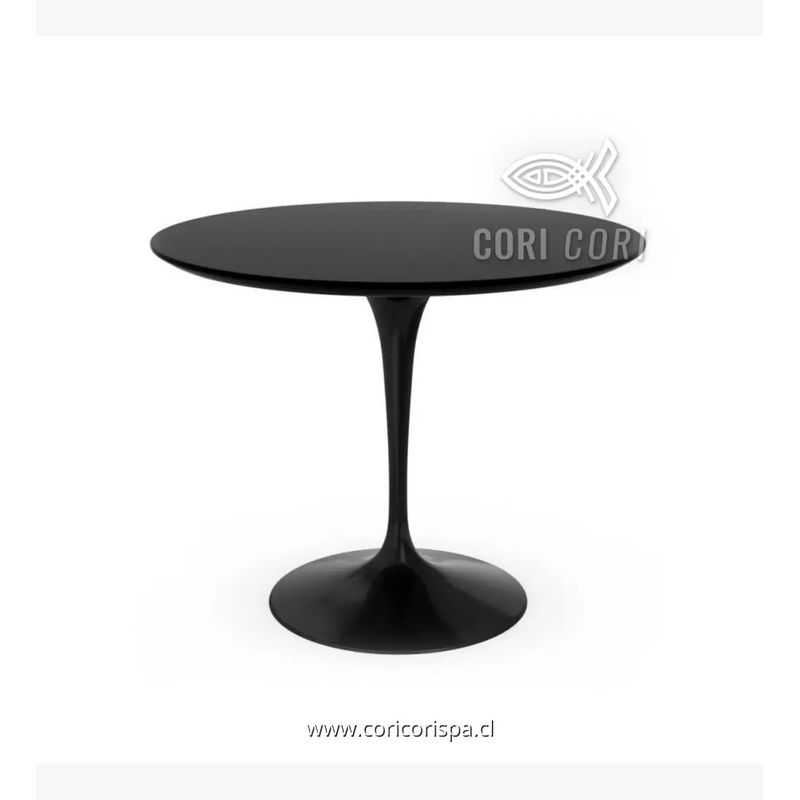 CORI CORI - Mesa Tulip 100cms Negro