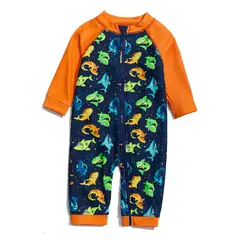 BONVERANO - Traje De Baño Con Cierre Completo Bebé Niños Protección UV