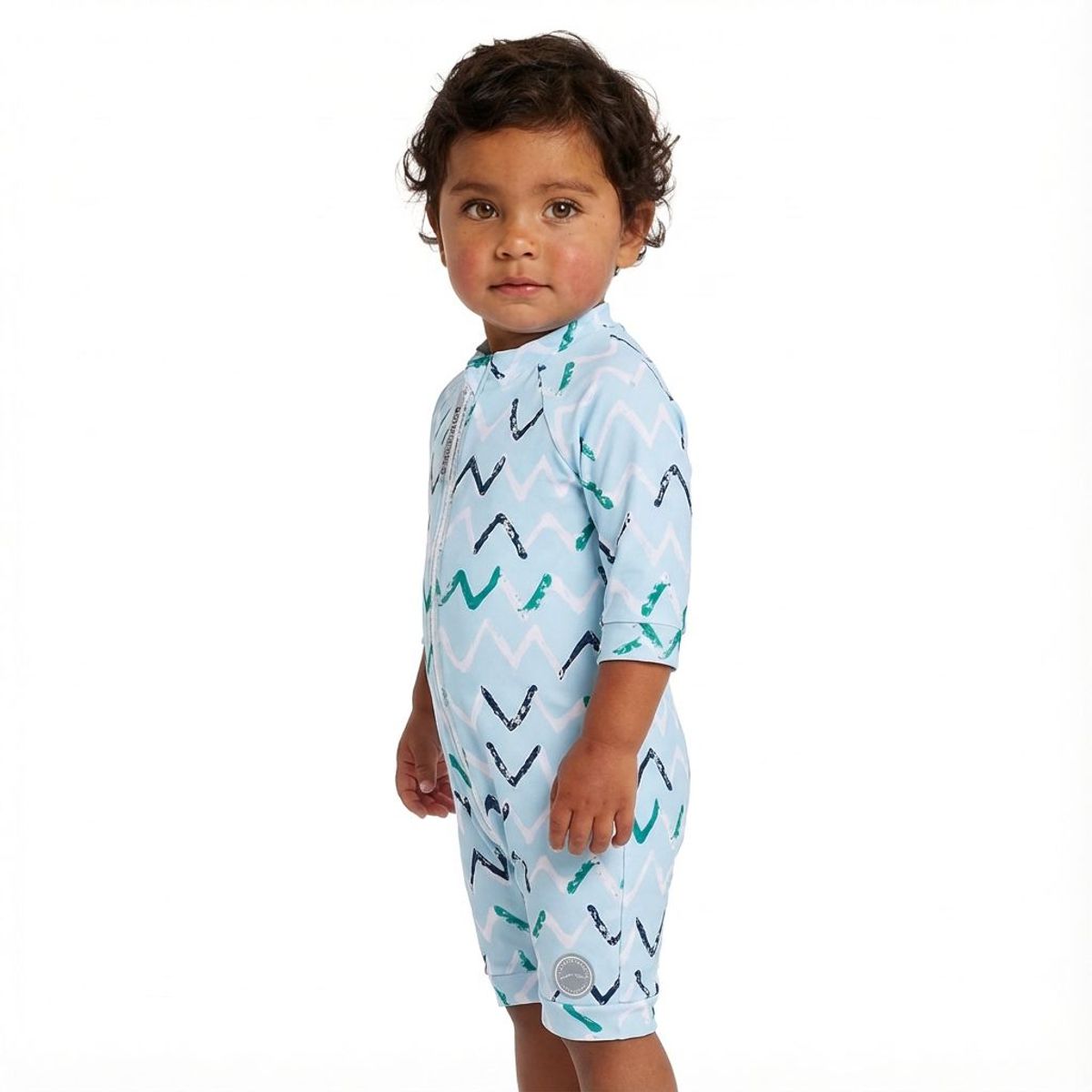 BONVERANO - Traje De Baño Con Cierre Completo Bebé Niños Protección UV