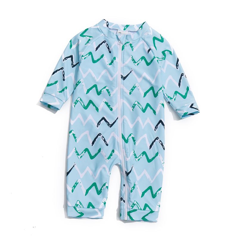BONVERANO - Traje De Baño Con Cierre Completo Bebé Niños Protección UV