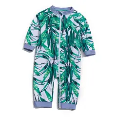 BONVERANO - Traje De Baño Con Cierre Completo Bebé Niños Protección UV