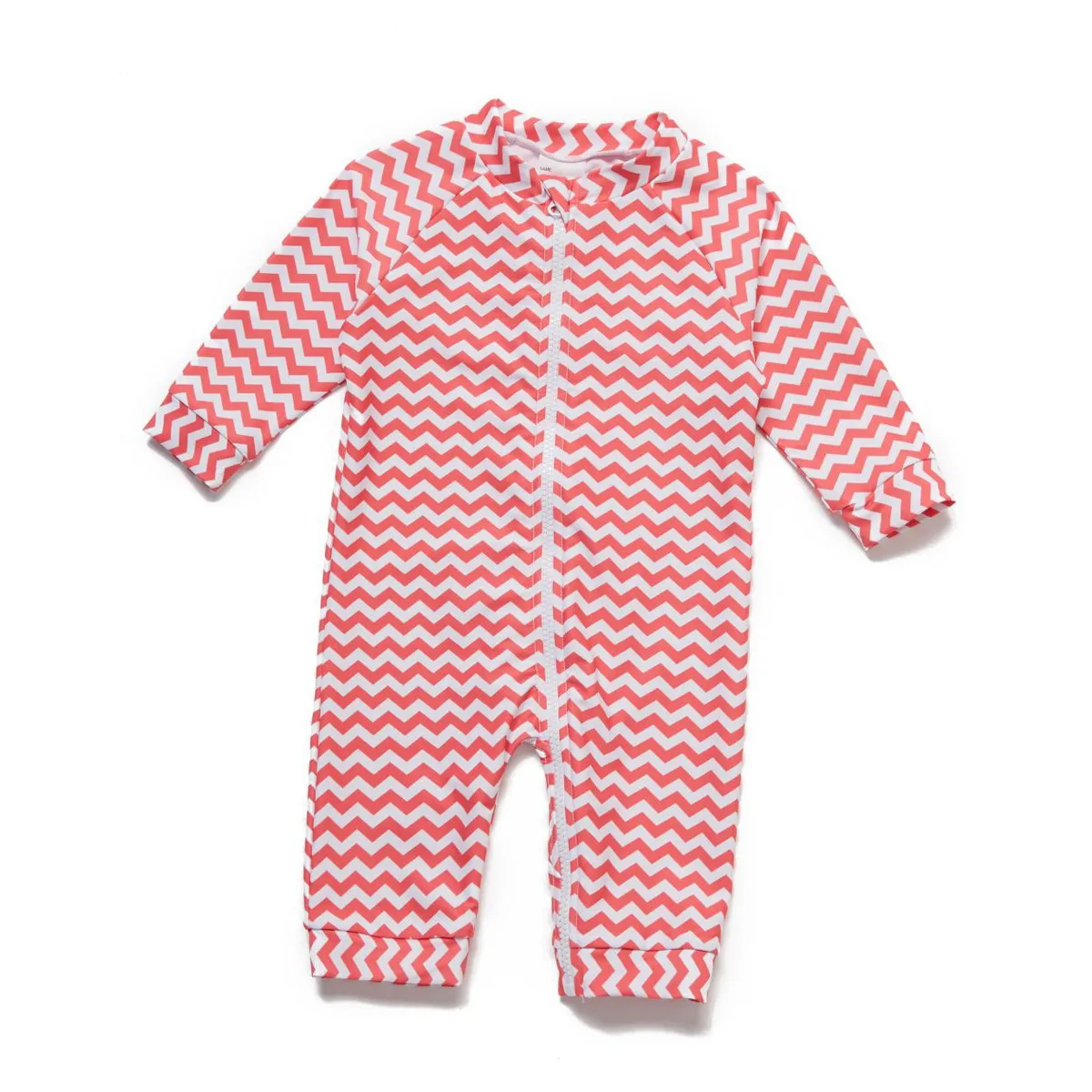 BONVERANO - Traje De Baño Con Cierre Completo Bebé Niñas Protección UV