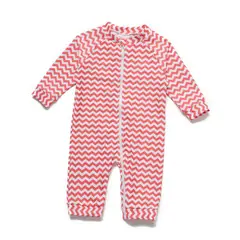 BONVERANO - Traje De Baño Con Cierre Completo Bebé Niñas Protección UV