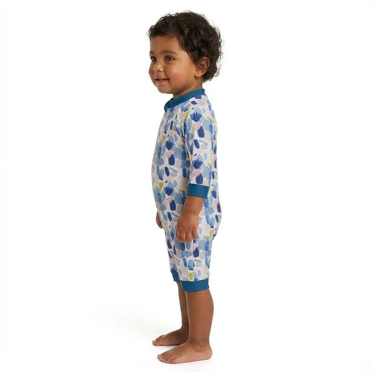 BONVERANO - Traje De Baño Con Cierre Completo Bebé Niños Protección UV