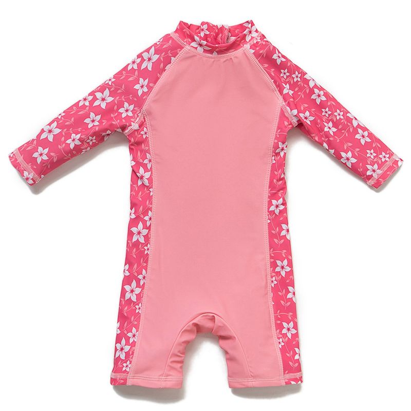 BONVERANO - Traje De Baño Manga Larga  Bebé Niñas Protección Solar UV