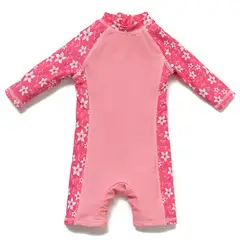BONVERANO - Traje De Baño Manga Larga Bebé Niñas Protección Solar UV
