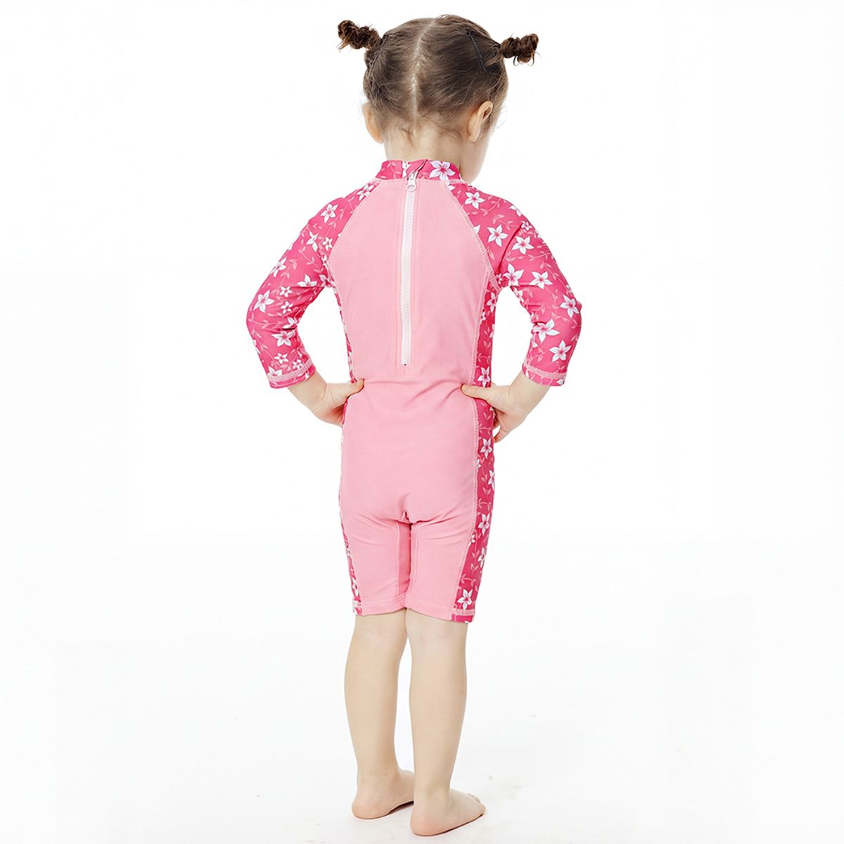 BONVERANO - Traje De Baño Manga Larga  Bebé Niñas Protección Solar UV