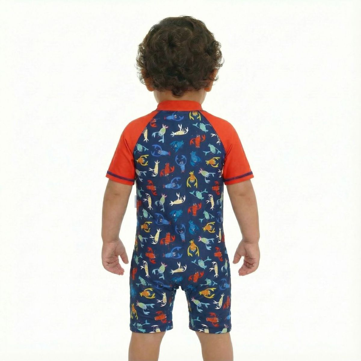 BONVERANO - Traje De Baño Bebé Niños Protección Solar UV Con Broches YKK
