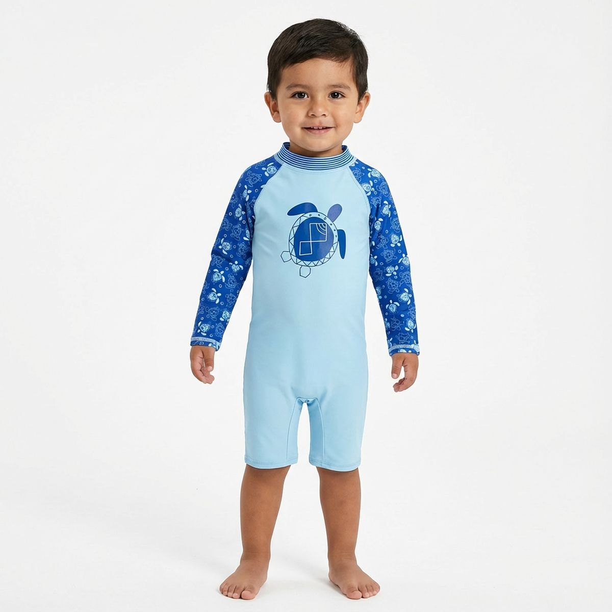 BONVERANO - Traje De Baño Manga Larga  Bebé Niños Protección Solar UV