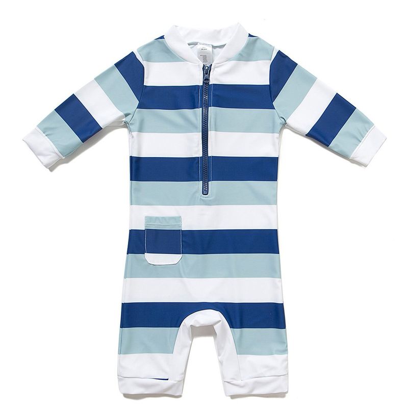 BONVERANO - Traje De Baño Manga Larga  Bebé Niños Protección Solar UV
