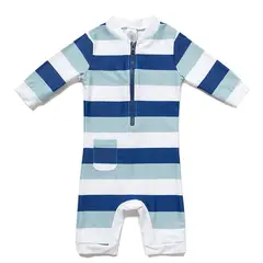 BONVERANO - Traje De Baño Manga Larga Bebé Niños Protección Solar UV