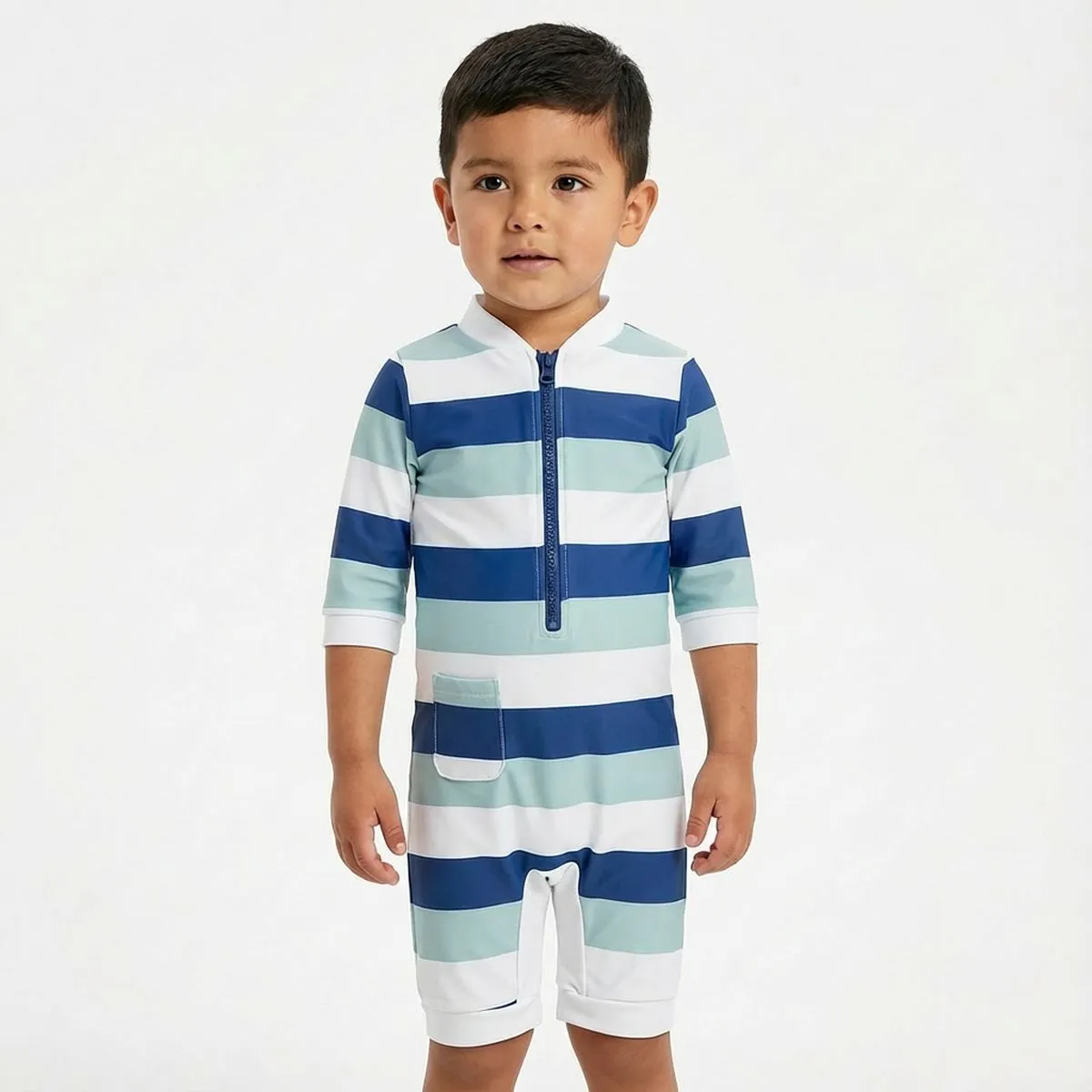 BONVERANO - Traje De Baño Manga Larga  Bebé Niños Protección Solar UV