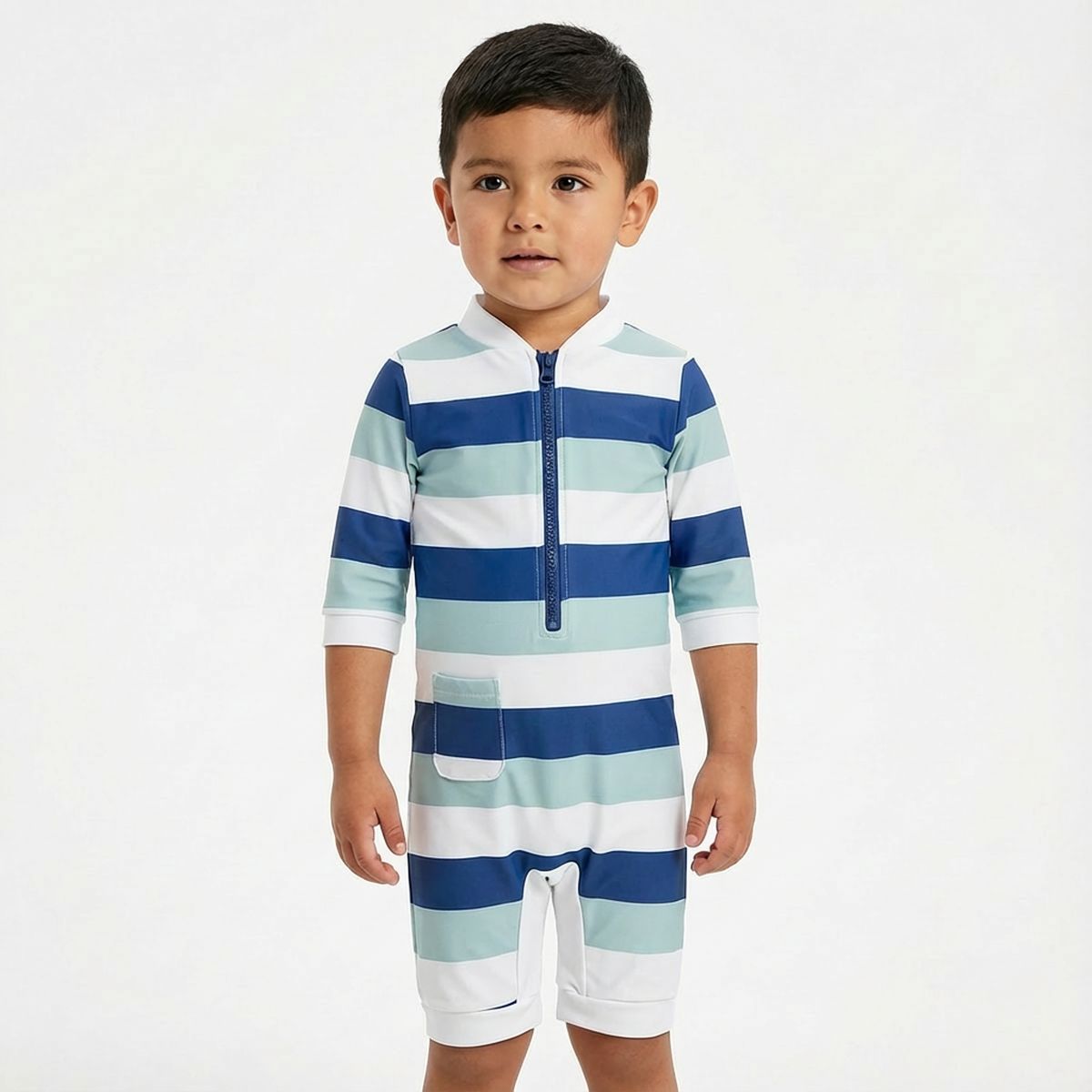 BONVERANO - Traje De Baño Manga Larga  Bebé Niños Protección Solar UV