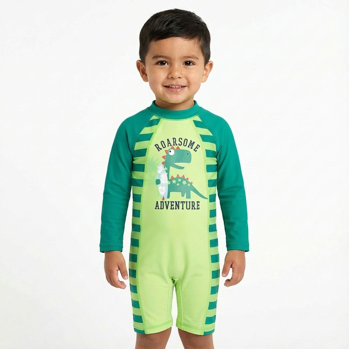 BONVERANO - Traje De Baño Manga Larga  Bebé Niños Protección Solar UV