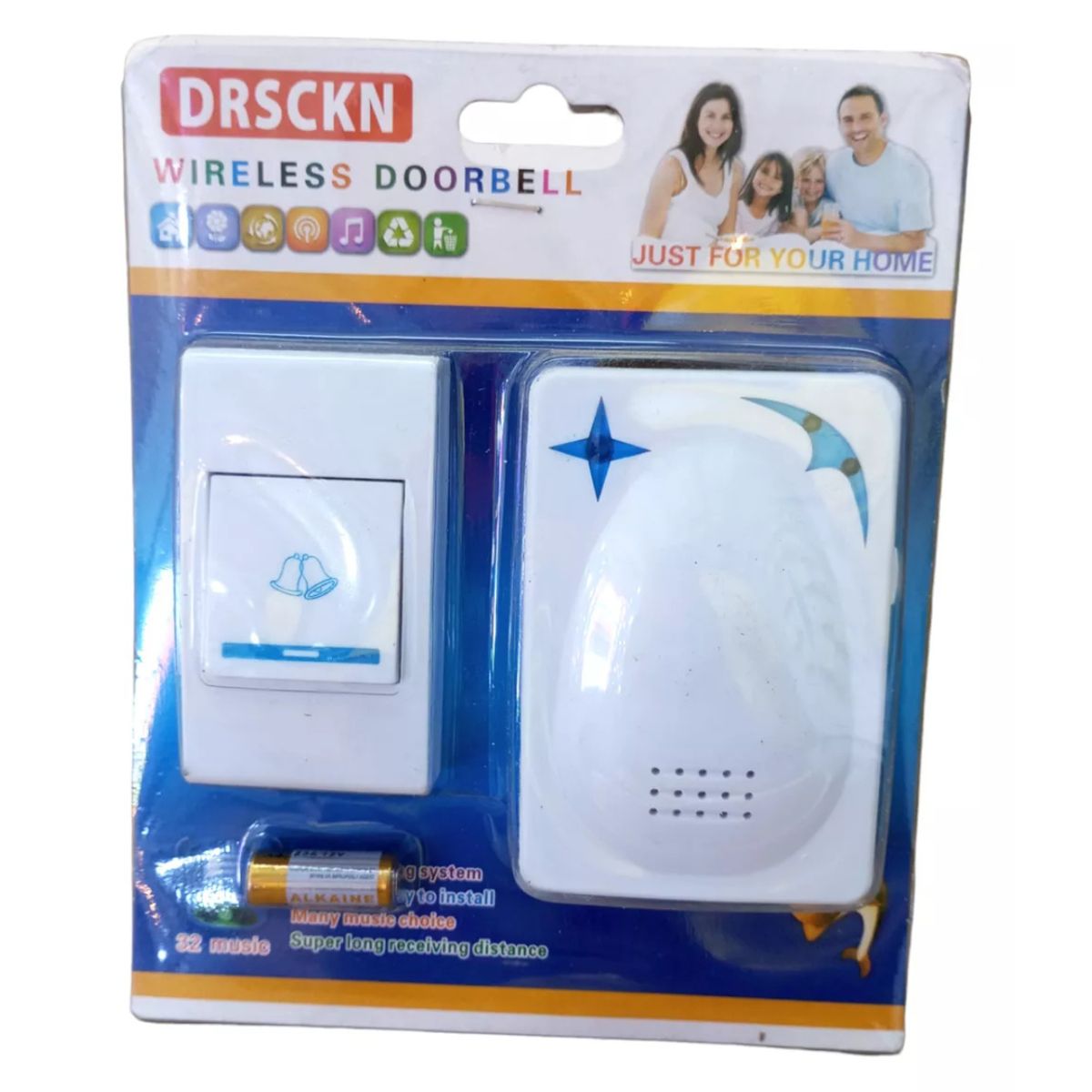 GENERICO - Timbre Inalámbrico de 32 Melodías