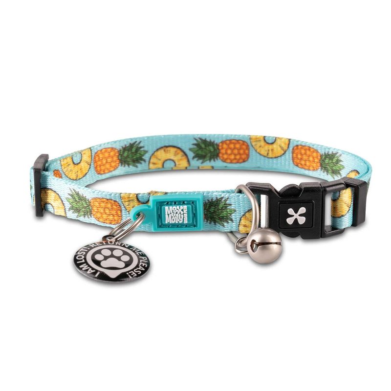 MAX & MOLLY - Collar Gato Smart Id 1-4kg Sweet Pineapple Max and Molly
