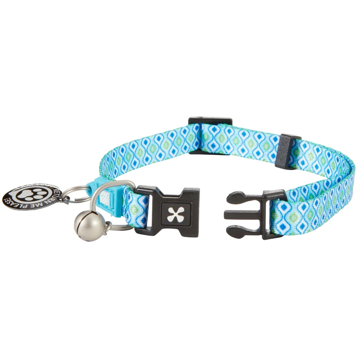 MAX & MOLLY - Collar Gato Smart Id 1-4kg Retro Blue Max and Molly