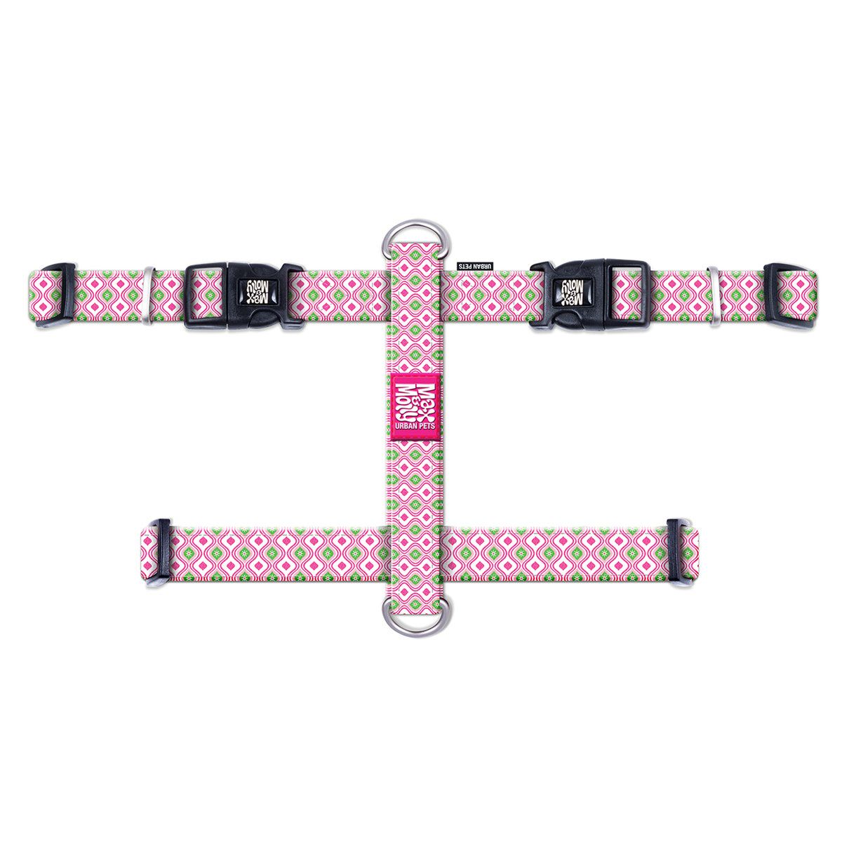 MAX & MOLLY - Arnés Perro Xs 1-7kg Retro Pink Max and Molly