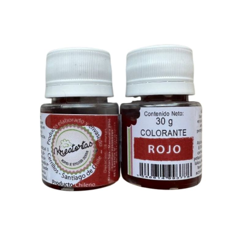 GENERICO - Colorante Gel Rojo Kreatortas 30gr