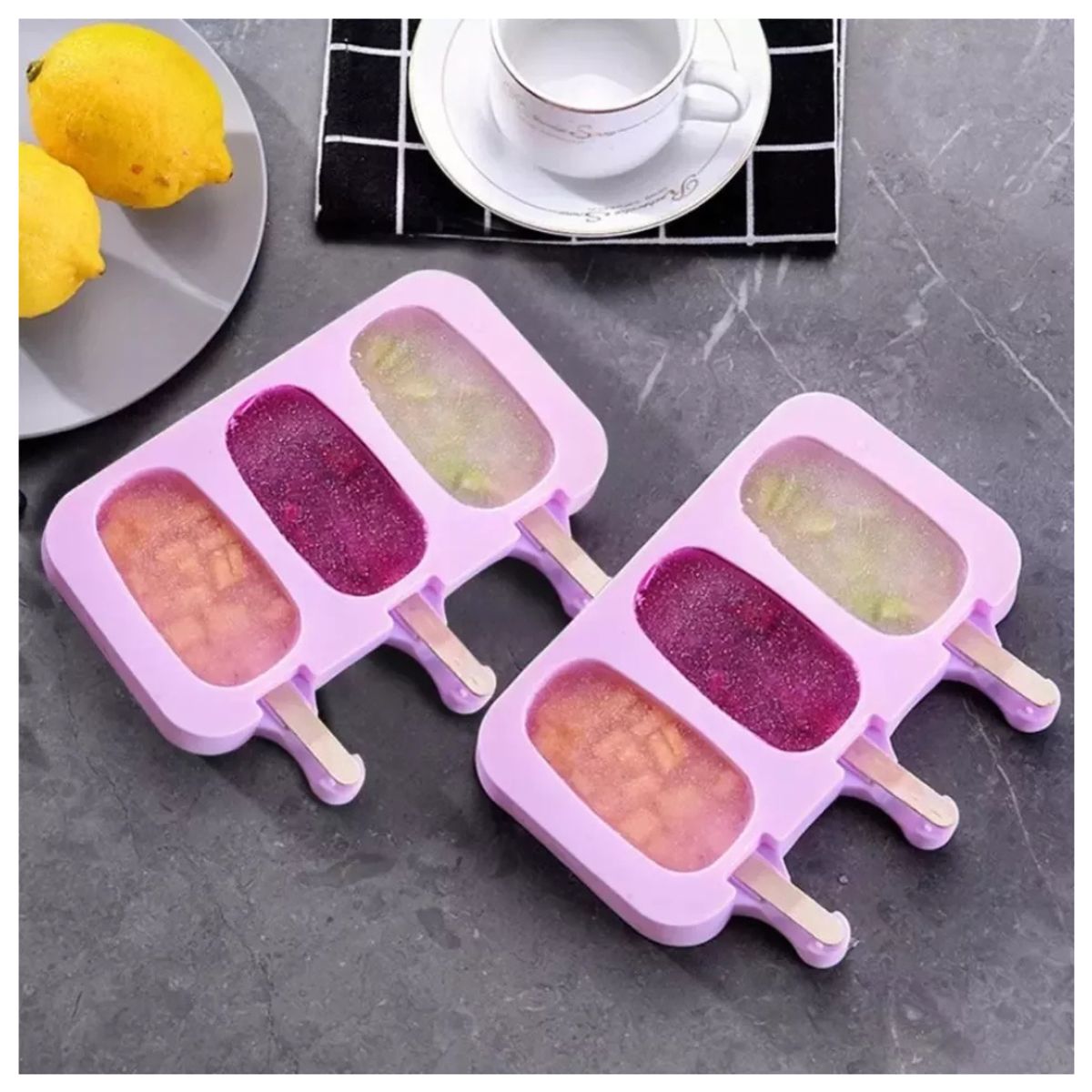 GENERICO - Moldes Helados Forma Paleta Clásica