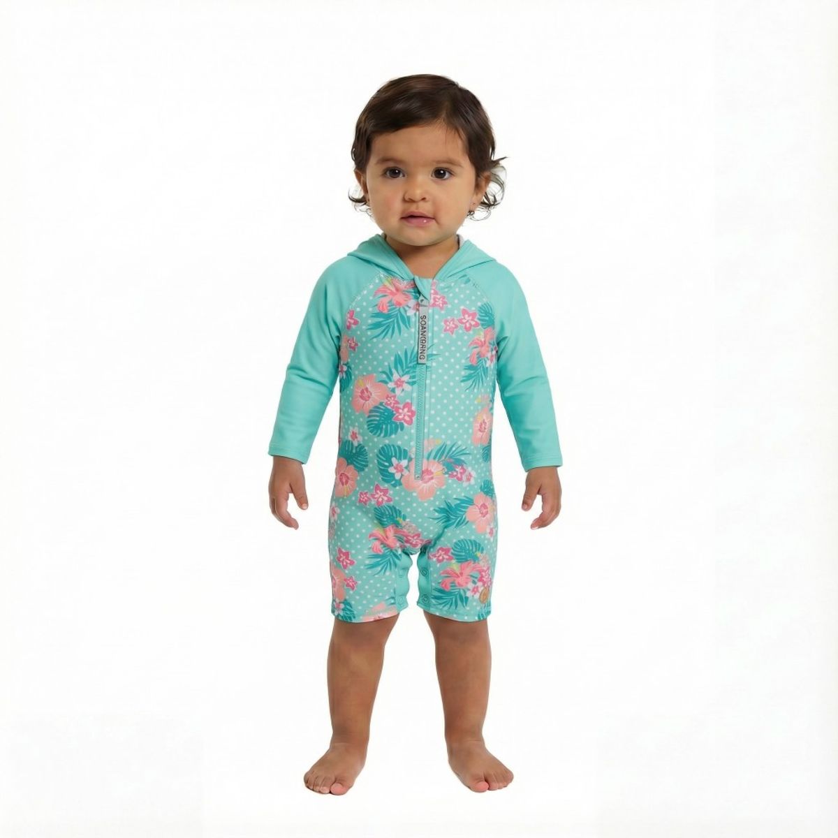 BONVERANO - Traje De Baña Con Capucha Bebé Niños Protección Solar UV