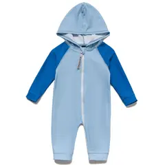 BONVERANO - Traje De Baña Con Capucha Bebé Niños Protección Solar UV