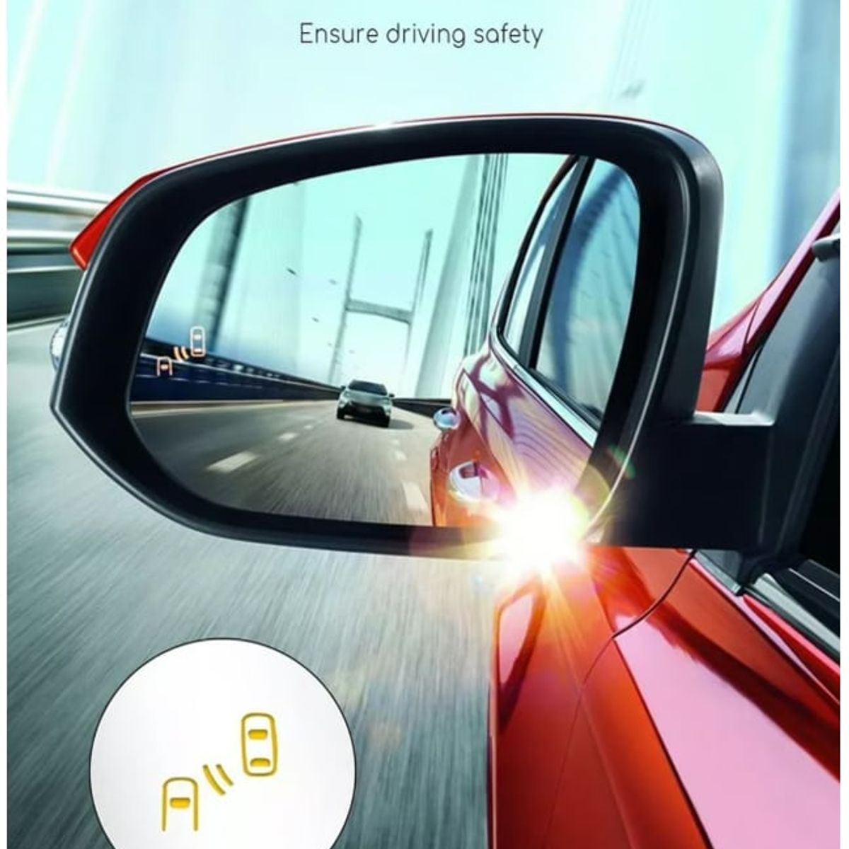 KUANGYE - Luneta Espejo Retrovisor Para Toyota Rav4 Año 2012-2024