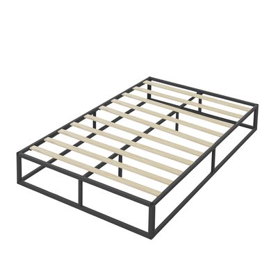 Imagen 2 del producto Base de Cama 1.5 Plazas Metálica con Listones de Madera 105x190x30 cm