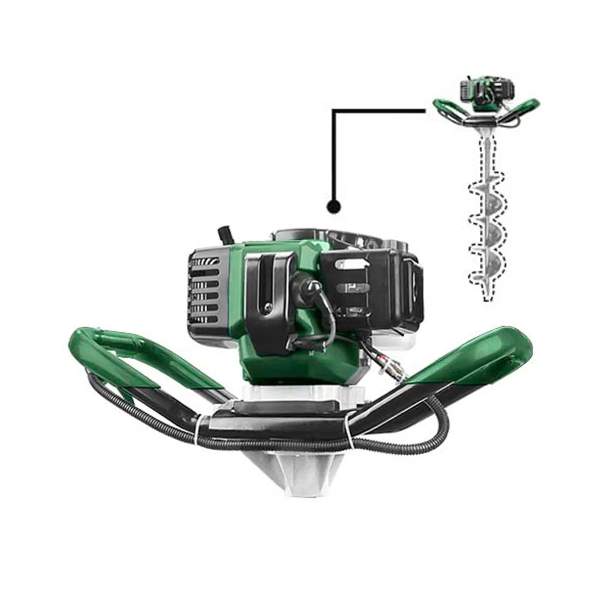 JADEVER - Ahoyador Barreno 52cc 14kw JADEVER