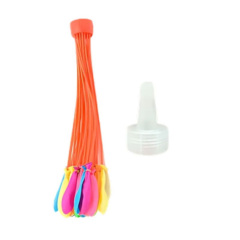 GENERICO - Set Bombas Agua con Inflador Globos De Agua 74 Piezas 10cm