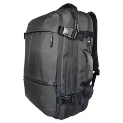 GENERICO - Mochila Viaje Avión Cabina Expandible Impermeable Usb 40l