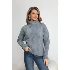 MPROPIA - Sweater Lana Mujer Otoño Invierno Grueso Diseños 7015