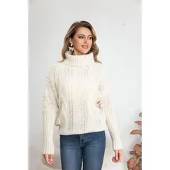 MPROPIA - Sweater Lana Mujer Otoño Invierno Grueso Diseños 7015