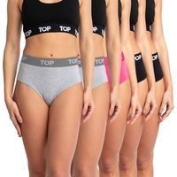 Calzón Hikini Algodón con Elástico Pack 5 C1