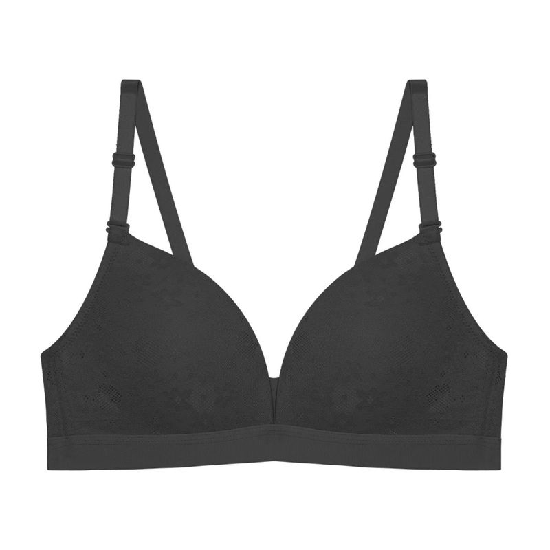 PANDA - Sosten Bralette Encaje Negro