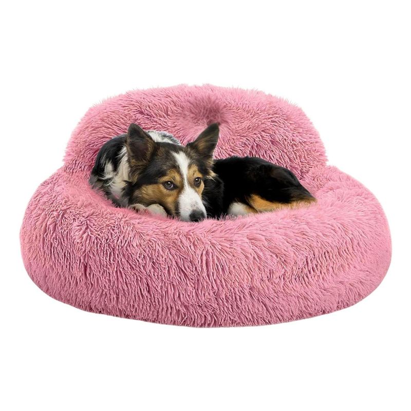 YEP S - Cama Mascota  90 cm Yep Pet Antiestrés Y Ronquido - Rosa