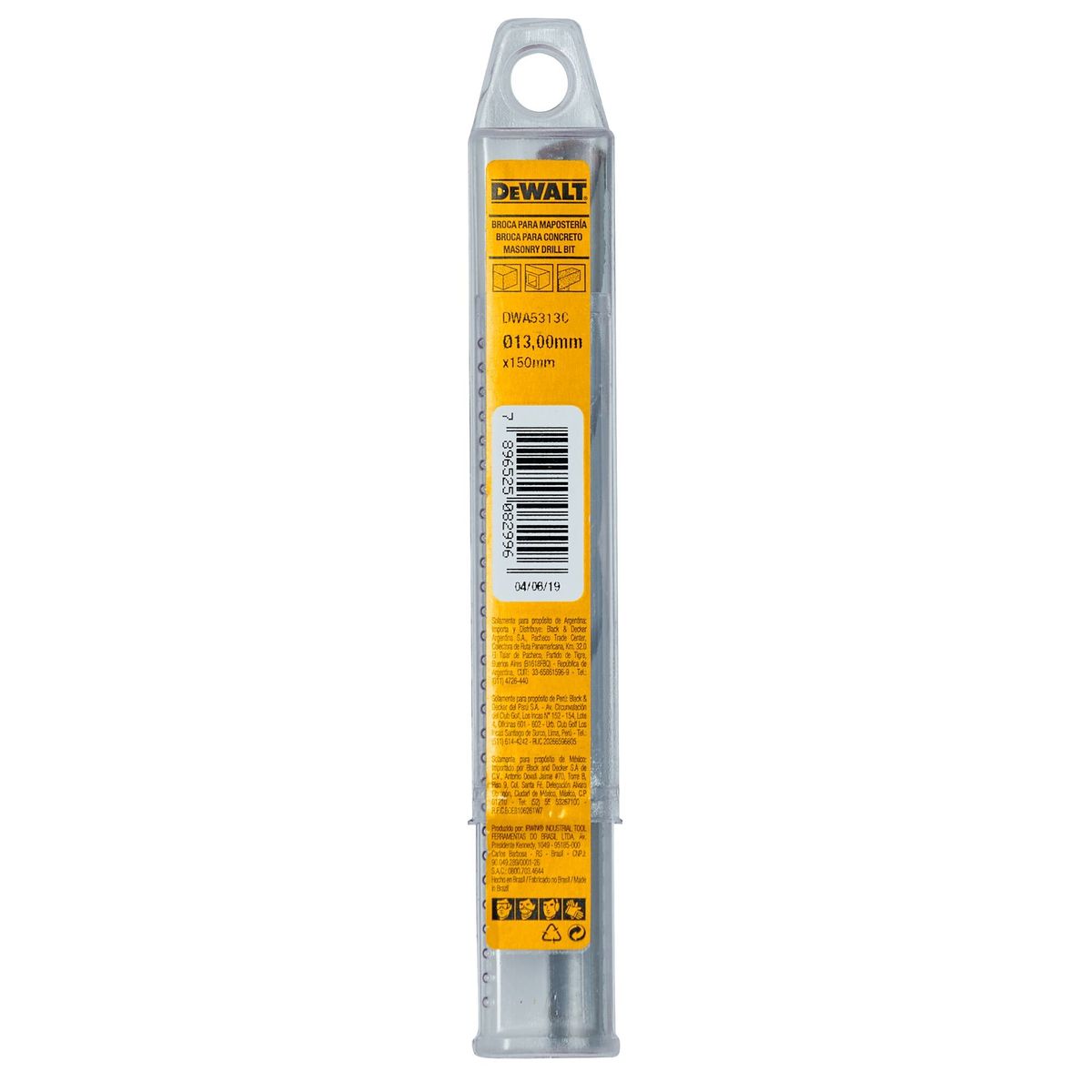 DEWALT - Broca para concreto 13x150mm DEWALT DWA5313C